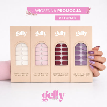 Zestaw żelowych naklejek na paznokcie Gelly Nails™