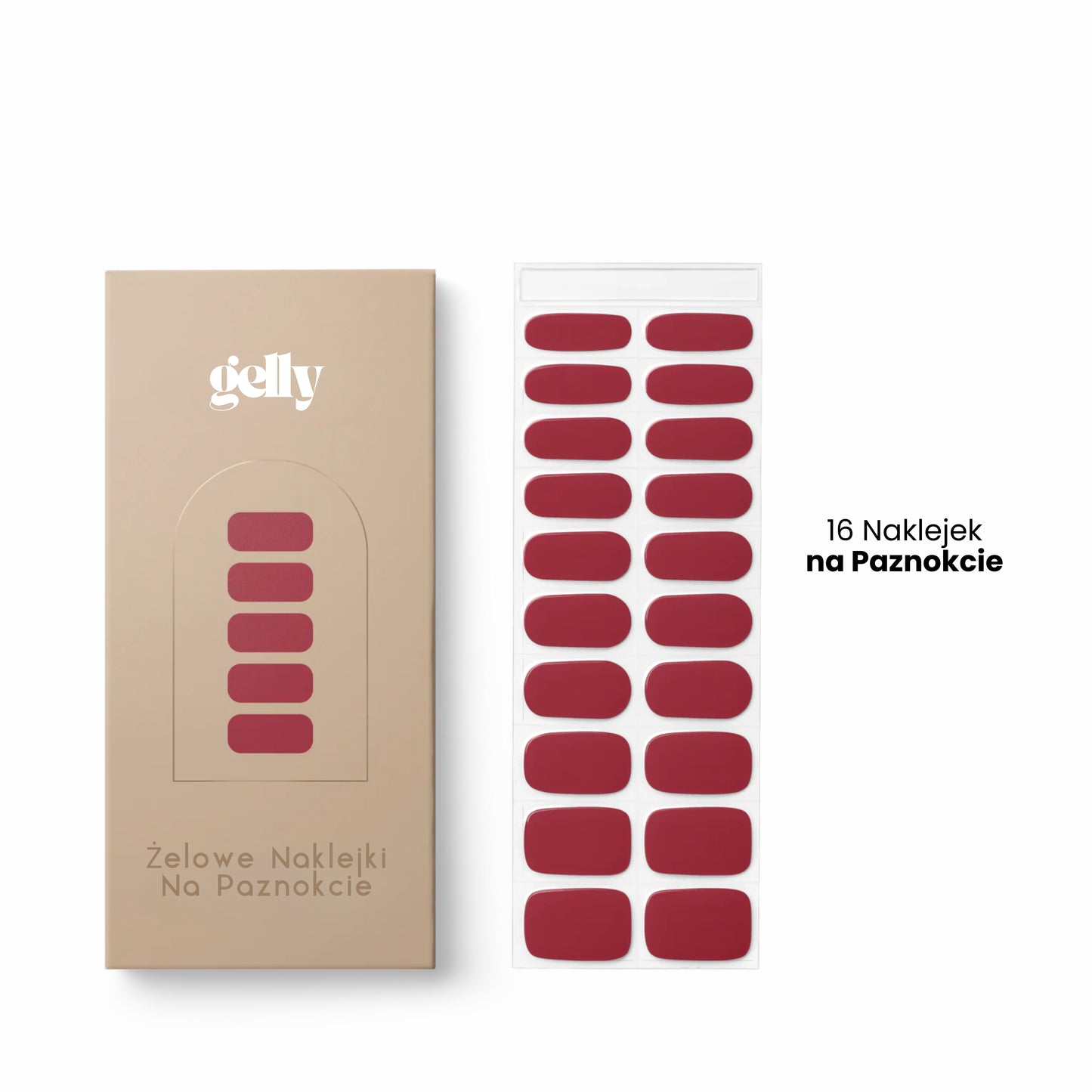 Zestaw żelowych naklejek na paznokcie Gelly Nails™